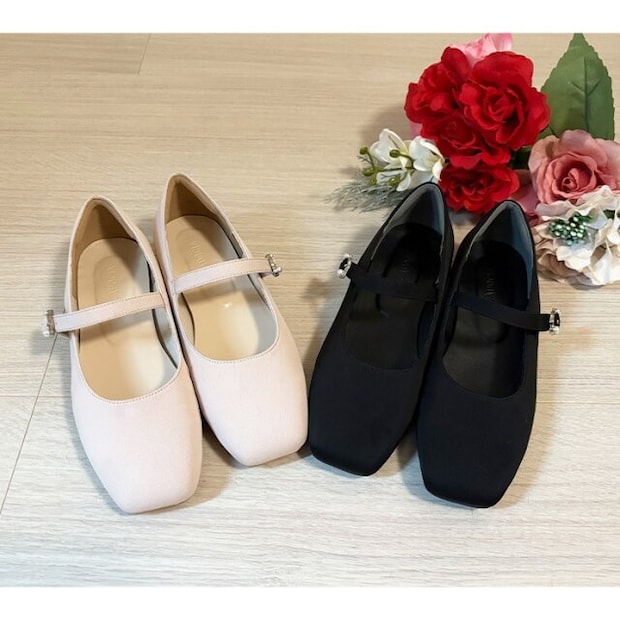 メリージェーンパンプス 2025冬しまむらコラボレディース高見えメリージェーンパンプス