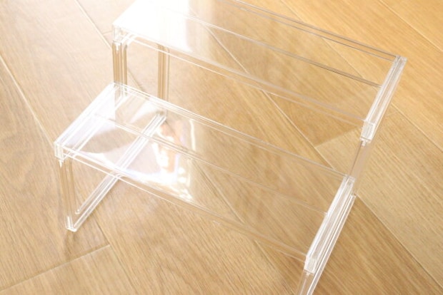 ダイソーのディスプレイステージ（ワイド、2段）組み立て2