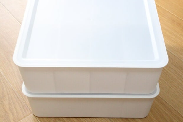 ダイソー くつ下収納ケース ダイソーのスタッキングできるくつ下収納ケース