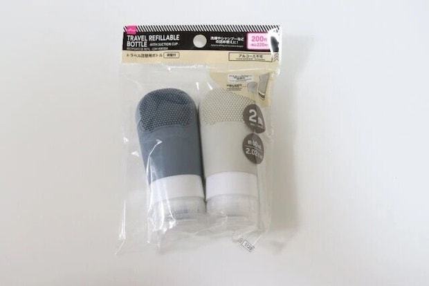 ダイソー トラベル詰替用ボトル 吸盤付 パッケージ ダイソー トラベル詰替用ボトル 吸盤付 パッケージ