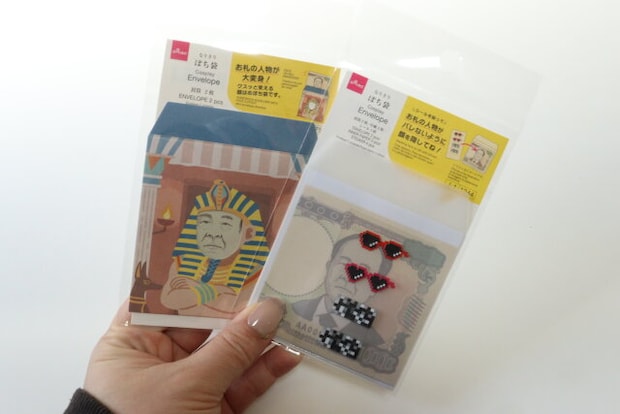 ダイソー なりきりぽち袋 ダイソー なりきりぽち袋 2種