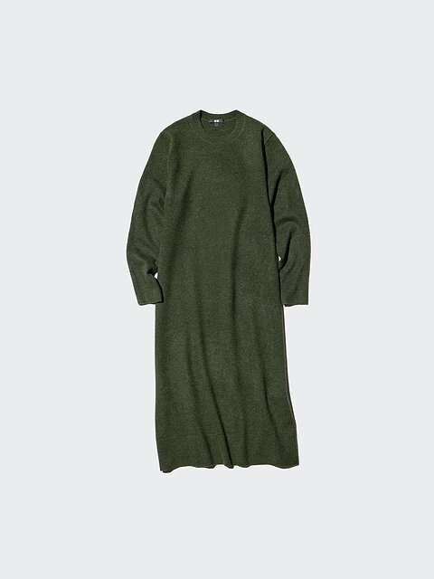 ユニクロ スフレヤーンワンピース ユニクロのスフレヤーンワンピース