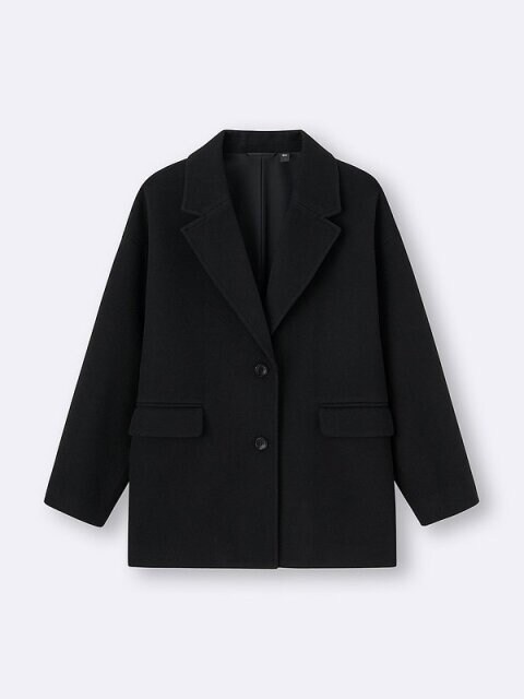 GUのコージーメルトンハーフコート