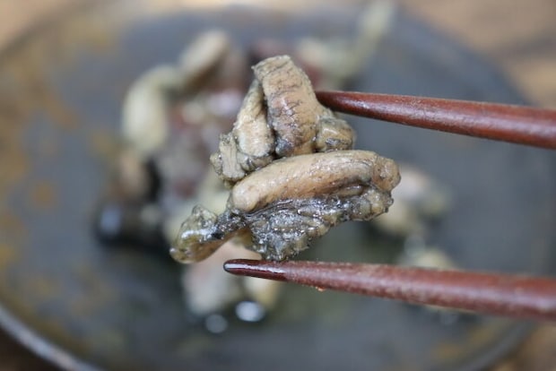 宮崎名物鶏炭火焼　ダイソー　食感