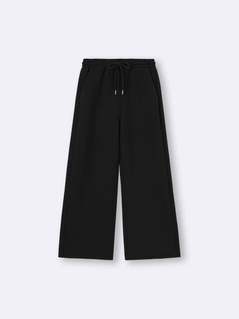 2025gu女性おすすめセットアップパフスウェットバギーパンツ