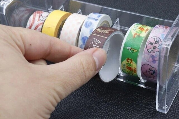 ダイソー　きれいに並べられるマステストッカー