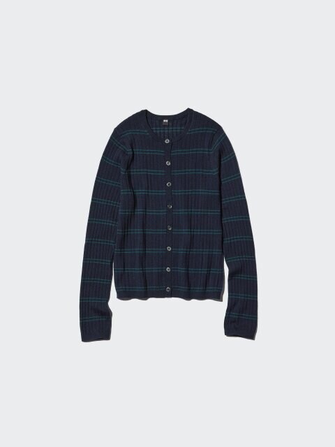 2025ユニクロ大人女性おすすめ値下げメリノリブクルーネックショートカーディガン