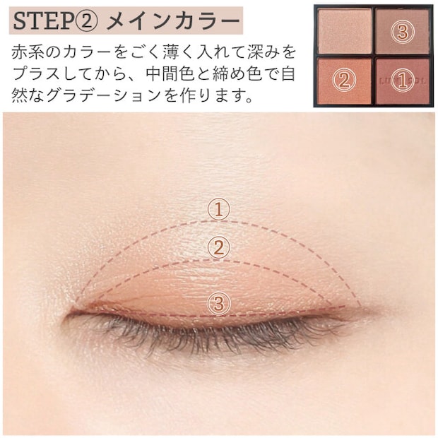 STEP②メインカラー　詳細な塗り方