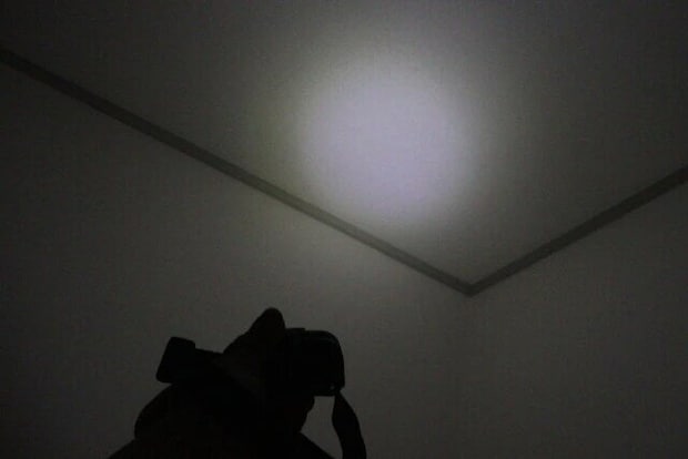 ダイソー　センサー付きLEDヘッドライト