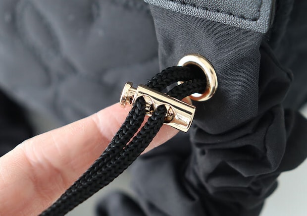 宝島社スヌーピーキルティングバッグギャザーストラップ