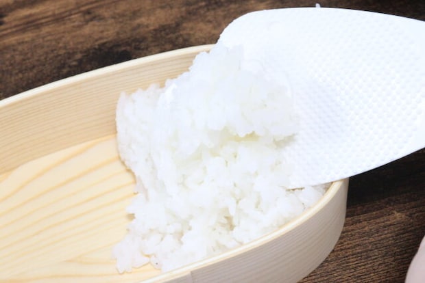 ダイソーの小回りが利くくっつきにくい立つしゃもじ（大）