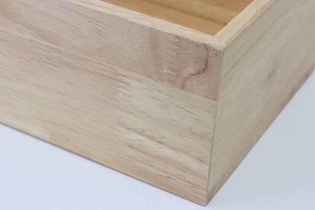 木製ティッシュボックス　素材