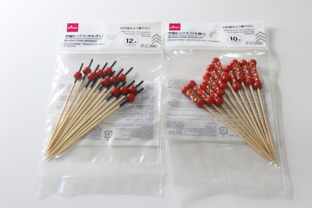 竹製ピックス　パッケージ