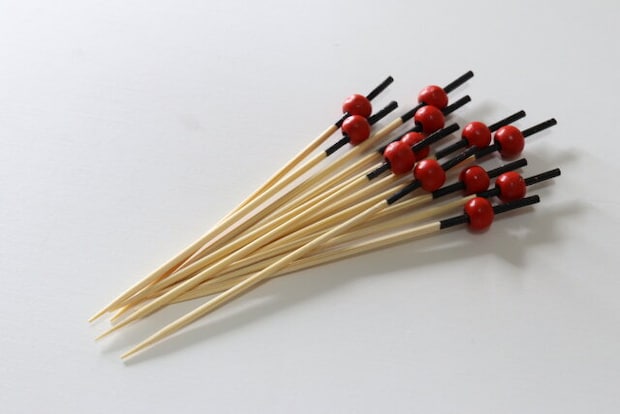 竹製ピックス（かんざし、12本）