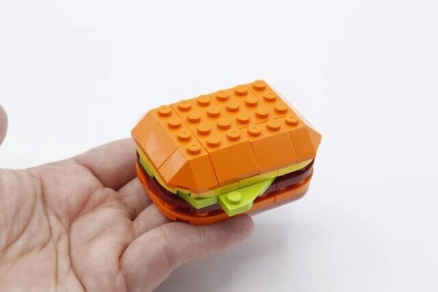 ダイソー　ファストフードブロックコレクション（01ハンバーガー）