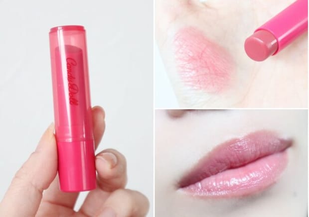 キャンディドール　モイスチャーリップスティックP（10 ピーチジャムグロウ）