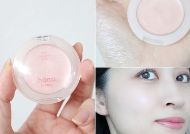 ハナバイヒンス　シャインハイライターバーム（02 ロージー）