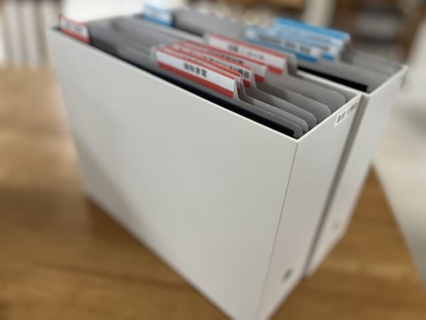 必要な書類がすぐに取り出せる仕組み