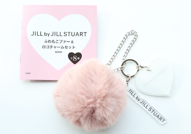 宝島社ムック付録のJILL by JILL STUART ふわもこファー＆ロゴチャームセット BOOK3