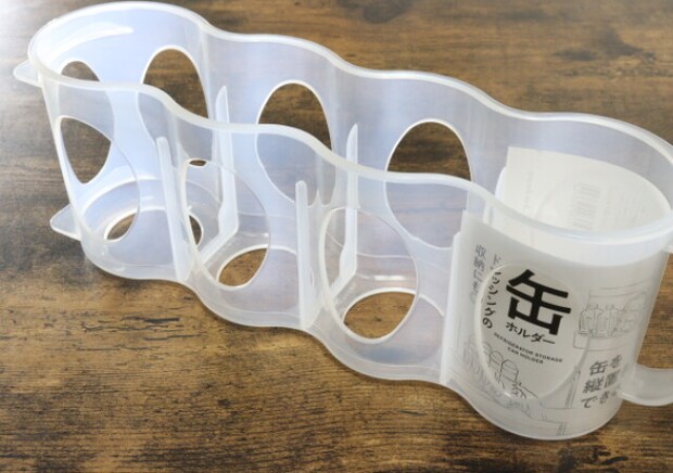 100均のコレで一発解決！縦置きできるって効率良すぎ！冷蔵庫が片付く便利なケース