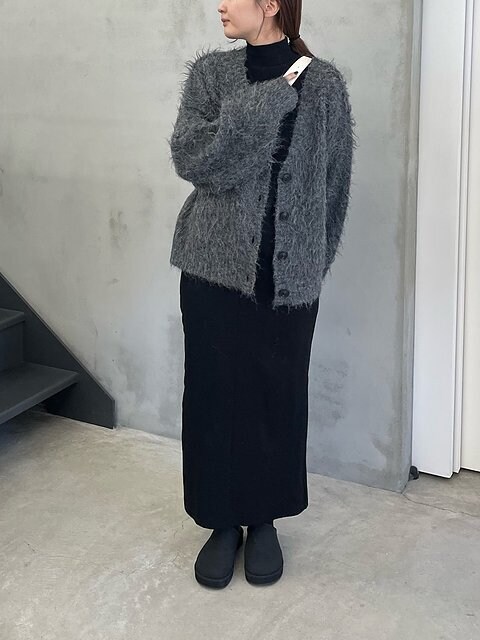 黒ワンピースコーデ1