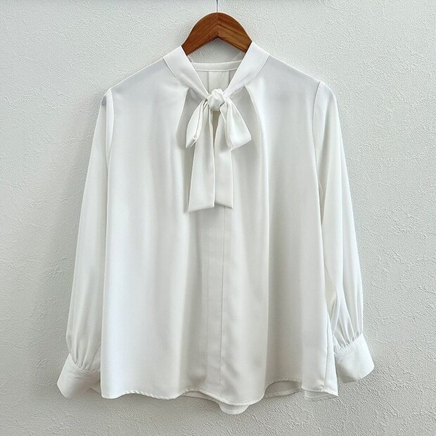 しまむら ボウタイブラウス(ririka) しまむらのボウタイブラウス(ririka)