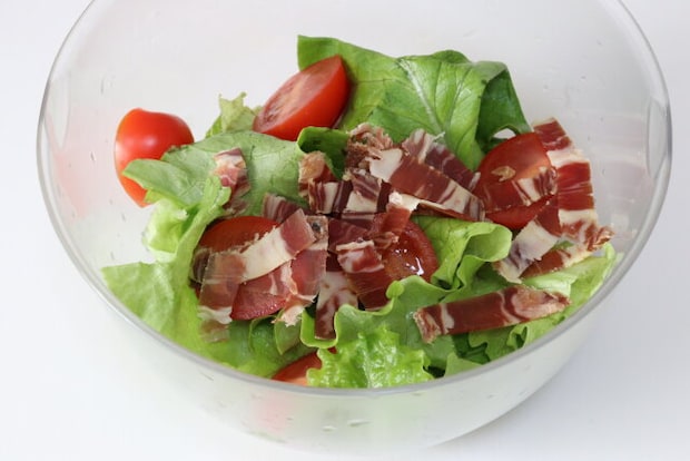 保存できる蓋付ザルボウル　使用例