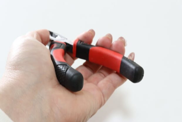 ラジオペンチ　サイズ感