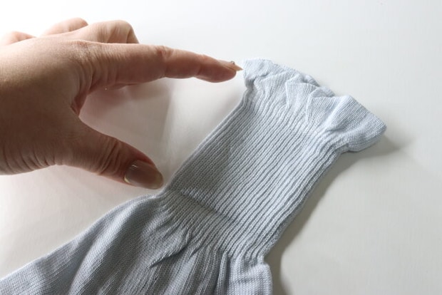 おうちケアニットグローブ（ロング丈、タッチパネル対応）　長い