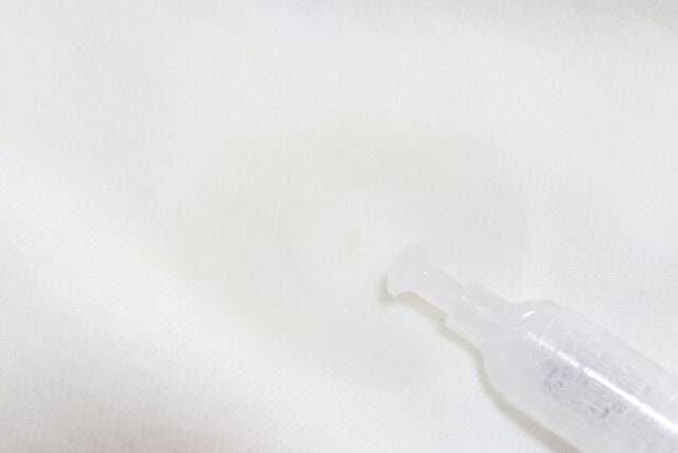 シミ取りペンセット　使用後