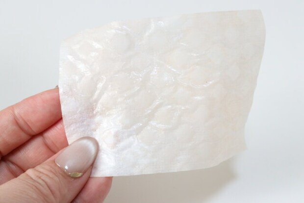 ダイソー ごはんがべたつきにくい!お弁当シート ダイソーのごはんがべたつきにくい!お弁当シートの使用後