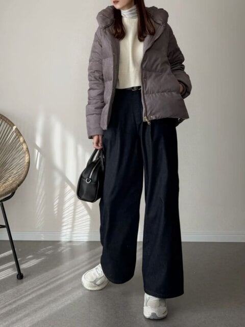 2025大人女性おすすめダウンきれいめカジュアルコーデ