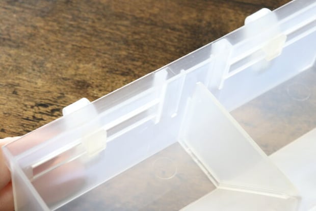 冷蔵庫用取り出しやすい小物入れ　仕切り