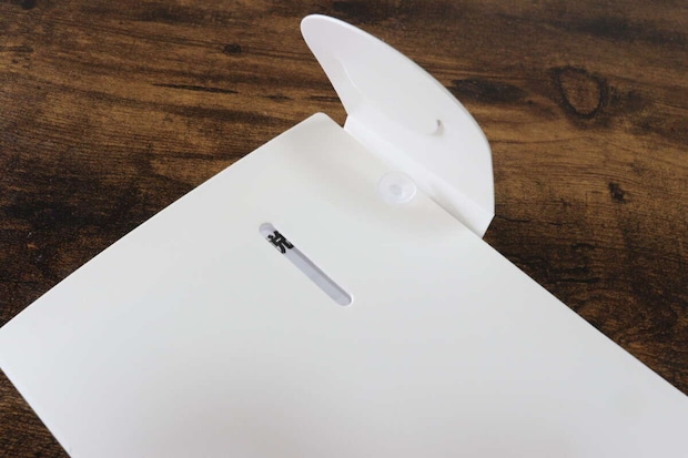 マグネットファイル（A4変形1／2、WH）　フラップ