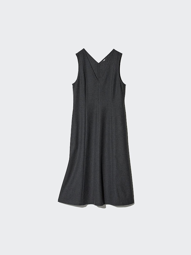 ユニクロのブラッシュドジャージーワンピース