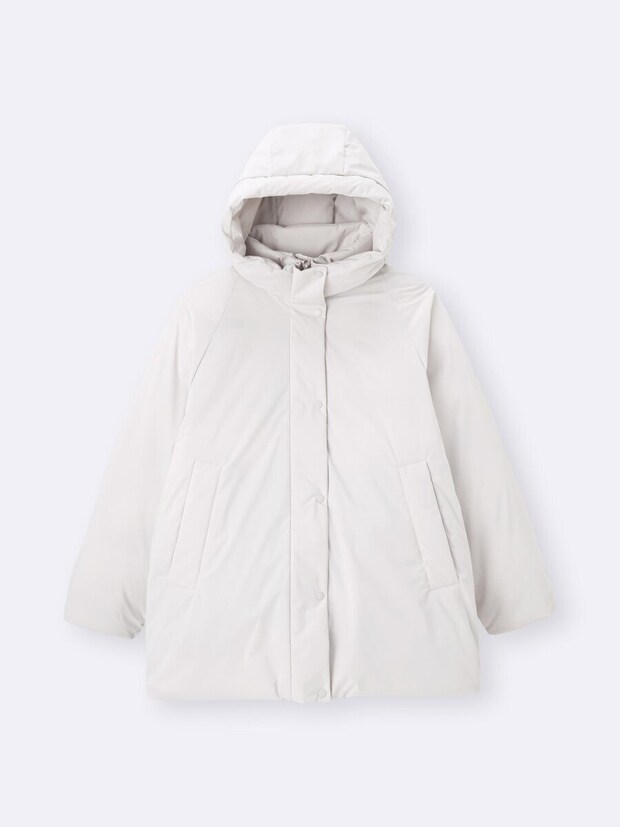 2025gu大人女性おすすめウォームパデッドステッチレスコート