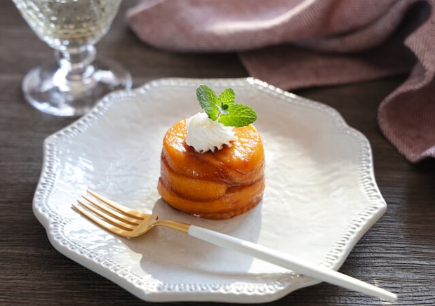 「手作りりんごスイーツの最適解見つけた！」「フライパンひとつで簡単にできる！」タルトタタン