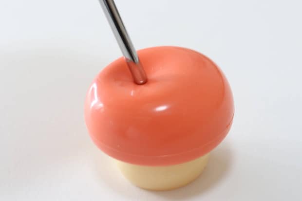 プッシュピンホルダー きのこ　質感