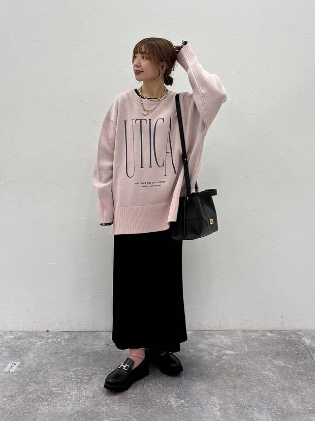 グローバルワーク リバーシブルニットクループルオーバー グローバルワークのリバーシブルニットクループルオーバー