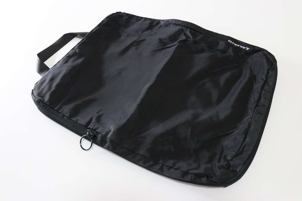 トラベル単層圧縮バッグ（35cm×25cm、BK）