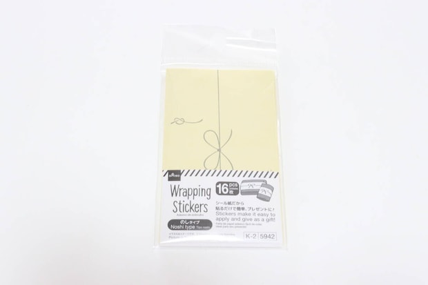 ラッピングシール（38、のし、フラワー）　パッケージ