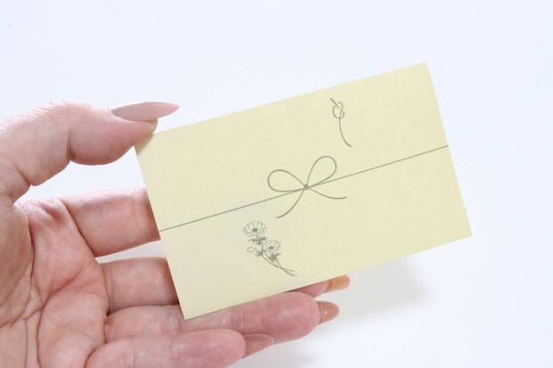 ラッピングシール（38、のし、フラワー）　デザイン