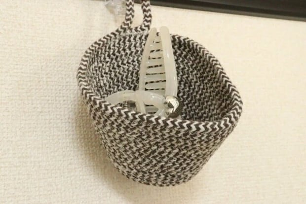 ダイソー　ロープ収納（お皿型）