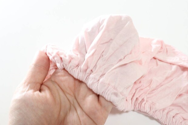 おうちケアナイトキャップ　素材感