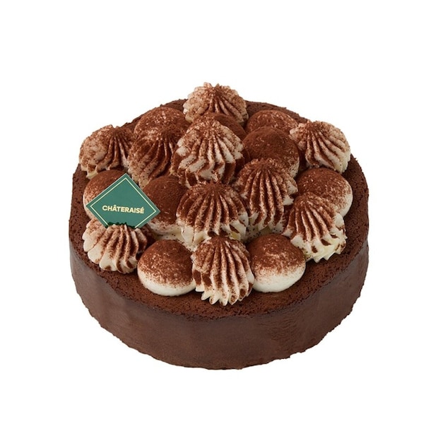 シャトレーゼの【1～3月限定】フランスブルターニュ産クリームチーズ使用 スフレショコラデコレーション13cmのビジュアル