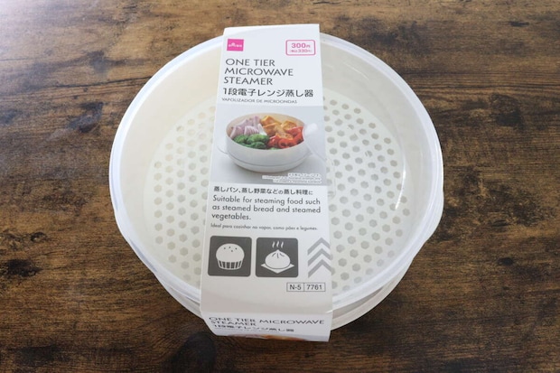 1段電子レンジ蒸し器　ダイソー