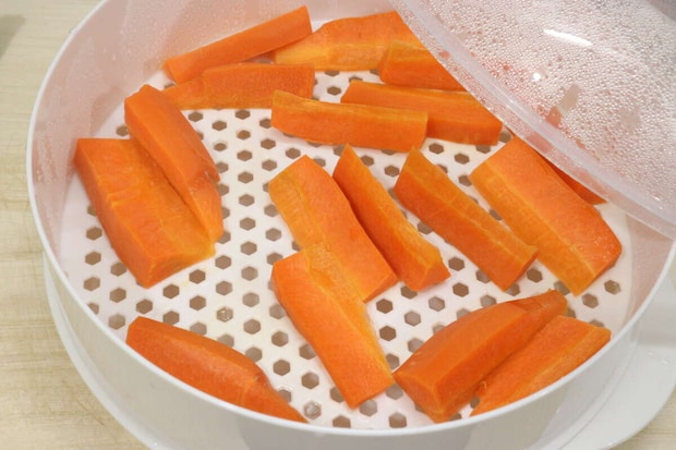 1段電子レンジ蒸し器 ダイソー 1段電子レンジ蒸し器 ダイソー 蒸し野菜