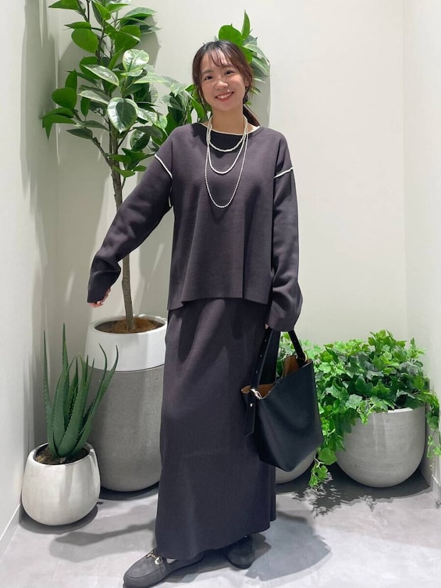 グローバルワーク大人女性おすすめニットセットアップ