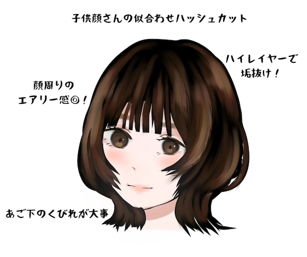 子供顔におすすめの2026年垢抜けヘアメイク