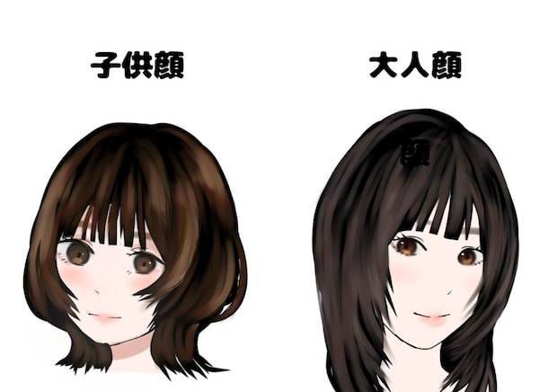 大人顔vs子供顔！それぞれの2026年垢抜けヘアメイク